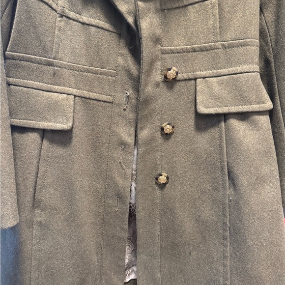 Guess Olive Green Women's Coat - Picture 4 of 4